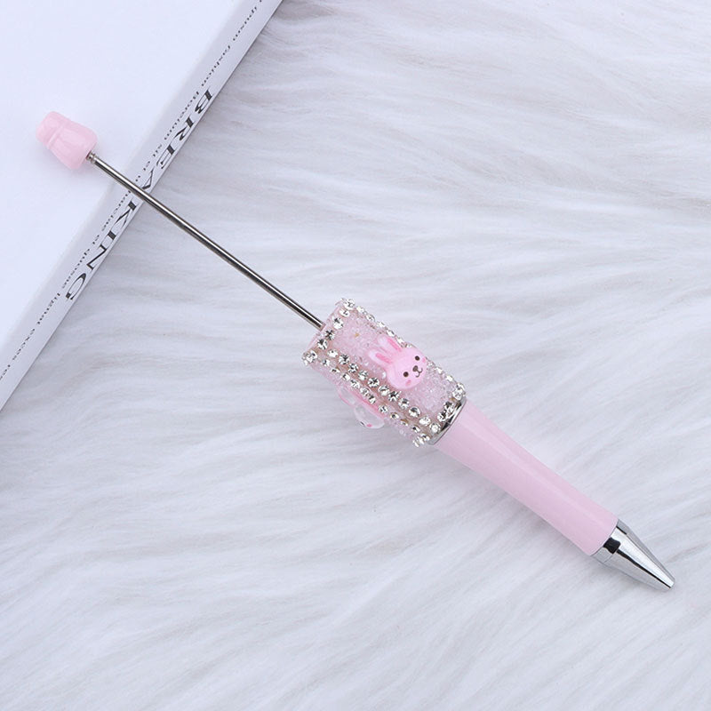 Wholesale DIY White Rabbit Sugar Bead Pen